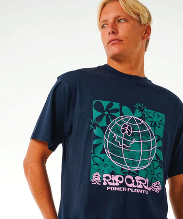 Rip Curl Saltwater Culture Earth Power Tee - Dark Navy